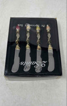 Load image into Gallery viewer, Set Of 4 Pcs 2 Saints Spreader Silver-Tone Engraved Butter Knife
