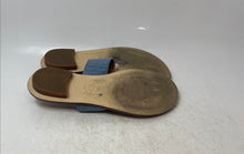 Load image into Gallery viewer, Michael Kors Womens Verity Blue And Brown Slip-On Denim Thong Sandals Size 8.5 M
