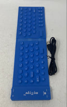 Load image into Gallery viewer, MyType RKB 88 003 Blue Bluetooth Foldable Keyboard With Case
