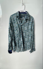 Load image into Gallery viewer, Ted Baker Mens Multicolor Paisley Long Sleeve Spread Collar Button-Up Shirt Sz 4
