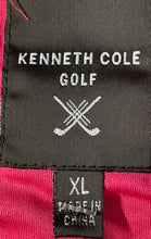 Load image into Gallery viewer, Kenneth Cole Golf Mens Pink Printed Short Sleeve Collared Polo Shirt Size XL
