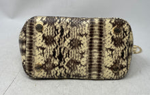 Load image into Gallery viewer, Michael Kors Womens Suri Beige Python Embossed Inner Pockets Crossbody Purse
