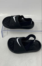 Load image into Gallery viewer, Nike Toddler Boys Kawa BV1094-001 Black Open Toe Slip-On Slide Sandals Size 5C
