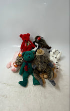 Load image into Gallery viewer, Lot Of 10 Pcs Mixed Variety Ty Beanie Baby Collection Plush Toys With Tags
