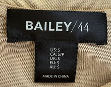 Load image into Gallery viewer, Bailey 44 Womens Khaki Sleeveless Crew Neck Pullover Blouse Top Size Small
