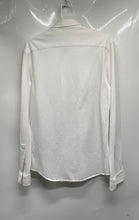 Load image into Gallery viewer, Michael Kors Mens White Long Sleeve Slim Fit Collared Button-Up Shirt Size M
