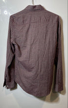 Load image into Gallery viewer, Armani Exchange Mens Purple Check Long Sleeve Fitted Button-Up Shirt Size XS
