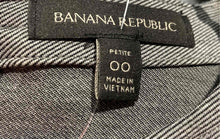 Load image into Gallery viewer, Banana Republic Womens Gray Sleeveless Round Neck Back Zip Mini Dress Size 00P
