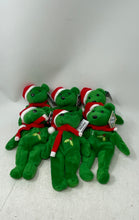 Load image into Gallery viewer, Set Of 6 Pcs Salvino's Bamm Beano's Christmas Bears 1998 Plush Toy Figure
