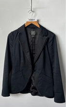 Load image into Gallery viewer, Armani Exchange Womens Navy Blue Long Sleeve One-Button Blazer Size Medium

