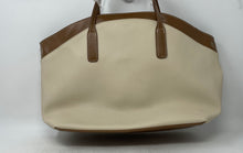 Load image into Gallery viewer, David Jones Womens Beige Brown Double Handle Shoulder Tote Handbag
