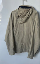 Load image into Gallery viewer, London Fog Mens Beige Long Sleeve Full-Zip Hooded Windbreaker Jacket Size L
