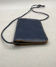 Load image into Gallery viewer, Unbranded Womens Blue Leather Zipper Magnetic Flap Shoulder Crossbody Bag
