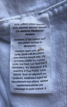Load image into Gallery viewer, Tommy Hilfiger Womens White Long Sleeve Collared Denim Cropped Jacket Size L

