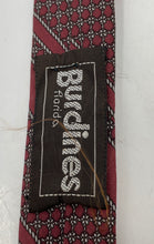 Load image into Gallery viewer, Yves Saint Laurent Mens Red Printed Silk Adjustable Pointed Tie
