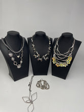 Load image into Gallery viewer, Nine West, Lucky Brand, INC Women's Silver Tone Necklaces-Bracelet (8 Pcs)
