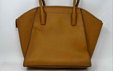 Load image into Gallery viewer, Calvin Klein Womens Brown Leather Double Handles Outer &amp; Inner Pockets Tote Bag

