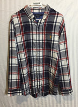 Load image into Gallery viewer, U.S. Polo Assn Mens Multicolor Plaid Long Sleeve Button-Up Shirt Size L
