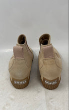 Load image into Gallery viewer, Sorel Womens Out N About Beige Suede Round Toe Pull-On Ankle Booties Size 9
