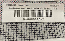 Load image into Gallery viewer, Nordstrom Rack Mens White Long Sleeve Trim Fit Dress Shirt Size 16.5 34/35
