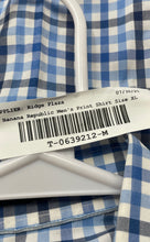 Load image into Gallery viewer, Banana Republic Mens Blue Check Grant Fit Non Iron Cotton Button-Up Shirt Sz XL

