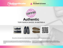 Load image into Gallery viewer, Authentic Tory Burch Womens Jesse 2 Black Loafer Shoes Size 5.5M Damaged
