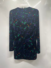 Load image into Gallery viewer, Marciano Womens Multicolor Splatter Print Long Sleeve Back Zip Mini Dress Size M
