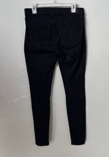 Load image into Gallery viewer, Express Womens Black Dark Wash Stretch Mid-Rise Denim Legging Jeans Size 6R
