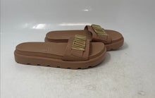 Load image into Gallery viewer, Vizzano Womens Beige Leather Slip-On Open Toe Slide Sandals Size 8
