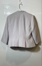 Load image into Gallery viewer, White House Black Market Womens Lilac 3/4 Sleeve Full-Zip Jacket Sz 14P W/Tag

