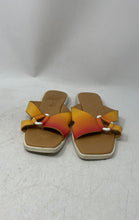 Load image into Gallery viewer, Franco Sarto Womens Molana Yellow Orange Slip-On Flat Slide Sandals Size 9.5M
