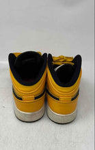 Load image into Gallery viewer, Nike Boys Air Jordan 1 Mid 554725-700 Yellow Leather Sneakers Shoes Size 6.5Y
