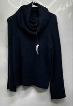 Load image into Gallery viewer, Ann Taylor Womens Blue Long Sleeve Cowl Neck Pullover Sweater S With Tag
