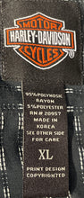 Load image into Gallery viewer, Harley Davidson Mens Blue Printed Short Sleeve Button-Up Shirt Size XL
