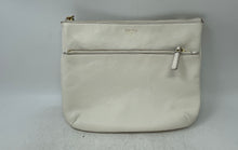 Load image into Gallery viewer, Fossil Womens White Inner Pockets Adjustable Strap Shoulder Crossbody Handbag
