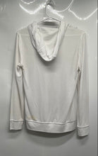 Load image into Gallery viewer, Michael Kors Womens White Studded Logo Long Sleeve Pullover Hoodie Size M
