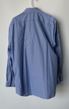 Load image into Gallery viewer, Banana Republic Mens Blue White Gingham Tailored Slim Fit Button-Up Shirt Sz XL
