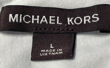 Load image into Gallery viewer, Michael Kors Mens Blue Collared Short Sleeve Golf Polo Shirt Size Large
