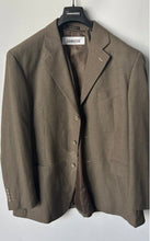 Load image into Gallery viewer, Vitali Mens Brown Long Sleeve Single Breasted Three-Button Blazer Size R46/W40
