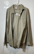 Load image into Gallery viewer, J.Crew Mens Beige Striped Cotton Regular Fit Long Sleeve Dress Shirt Size XL
