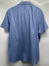 Load image into Gallery viewer, Banana Republic Mens Blue Printed Non-Iron Tailored Fit Button-Up Shirt Size XL
