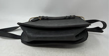 Load image into Gallery viewer, Franco Sarto Womens Rex Dark Gray Leather Adjustable Strap Studded Crossbody Bag
