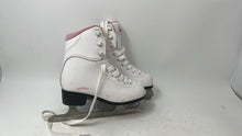 Load image into Gallery viewer, Skate By Jackson Kids White Pink Lace-Up Ankle Winter Ice-Skates Size 1
