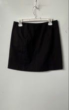 Load image into Gallery viewer, Michael Kors Womens Black Regular Fit Button Front Short Mini Skirt Size 8

