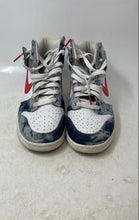Load image into Gallery viewer, Nike Womens Dunk High DV2181-900 Blue White Lace-Up Sneakers Shoes Size 8
