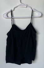 Load image into Gallery viewer, Forever 21 Womens Black Sleeveless Peplum Camisole Tank Top Size Medium
