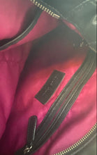 Load image into Gallery viewer, Cole Haan Womens Black Leather Inner Pocket Adjustable Strap Shoulder Bag
