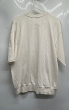 Load image into Gallery viewer, Zara Mens White Short Sleeve Crew Neck Stretch Pullover Sweater Size S
