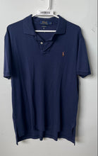 Load image into Gallery viewer, Polo Ralph Lauren Mens Blue Short Sleeve Collared Polo Shirt Size Large
