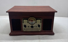 Load image into Gallery viewer, Victrola ITVS-200B 6-In-1 Multimedia Nostalgic Brown Music System Not Tested

